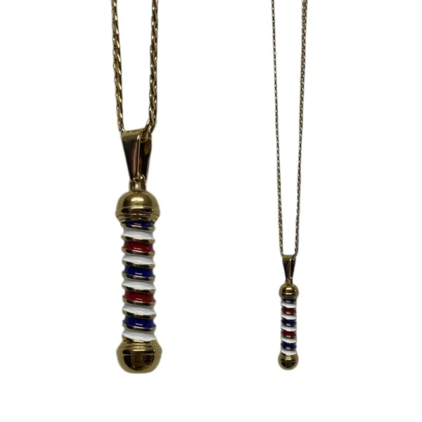 Cadena Barber pole dorada dj163-6