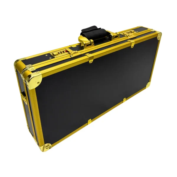 Maleta Profesional para Barbería Dorado y Negro PB-1067