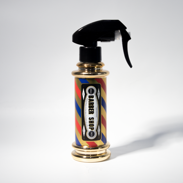 Atomizador barber pole dorado x 200 ml
