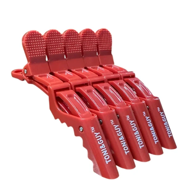 Pinza cocodrilo tony&guy x5und rojo