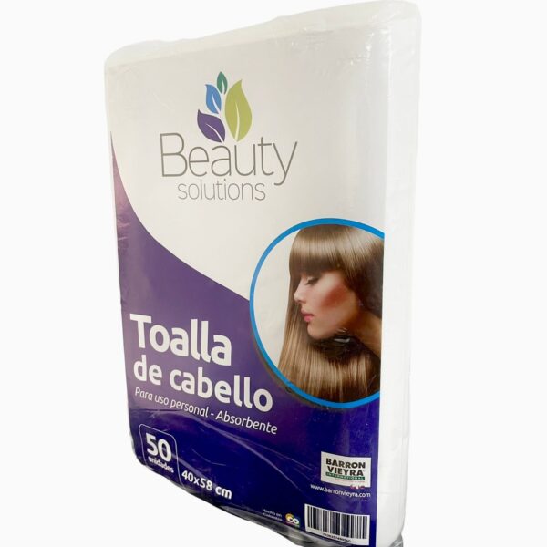 Toalla cuadrada para cabello x50 und