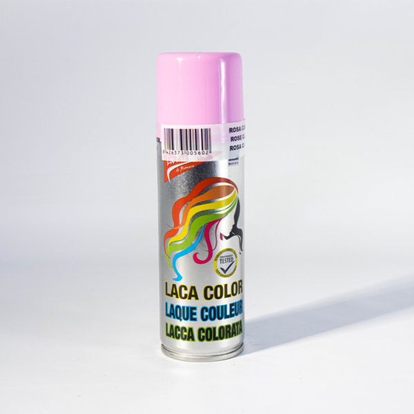 Laca de colores rosa