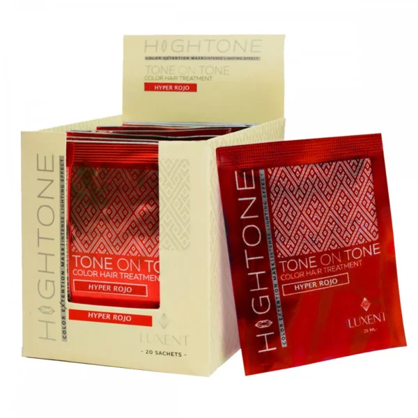 Mascarilla luxent rojo sobre 25ml
