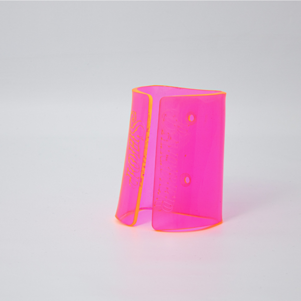 Soporte para maquina en acrílico fucsia