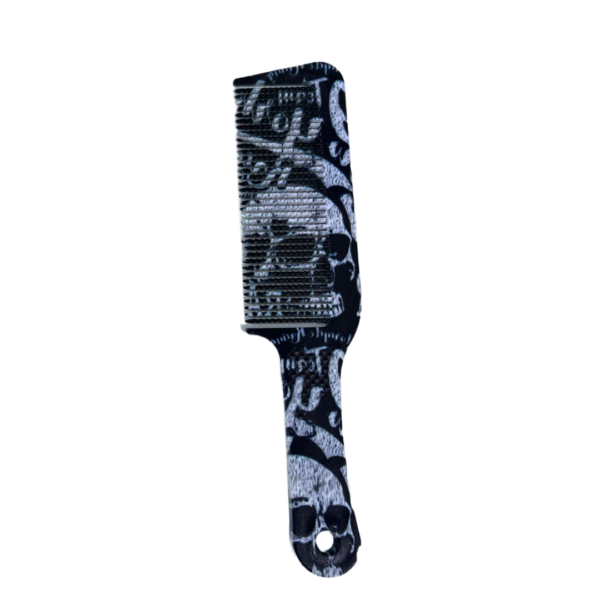 Peineta estampada calavera