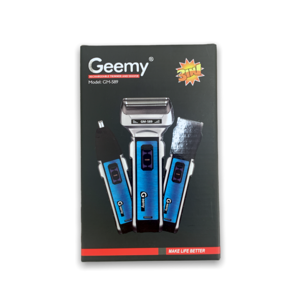 Patillera y shaver geemy 3 en 1