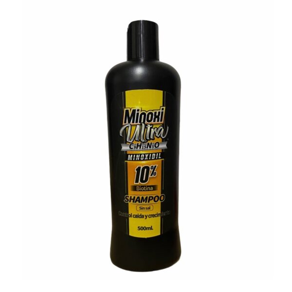 Shampoo con minoxidil 10% x 500ml