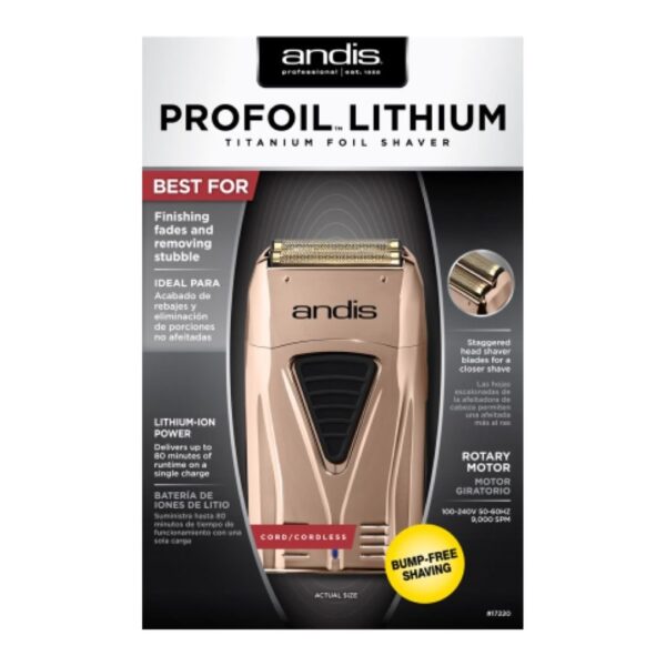 Shaver andis profoil plus copper