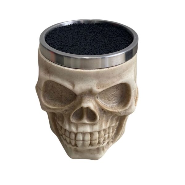 porta tijera de lujo calavera