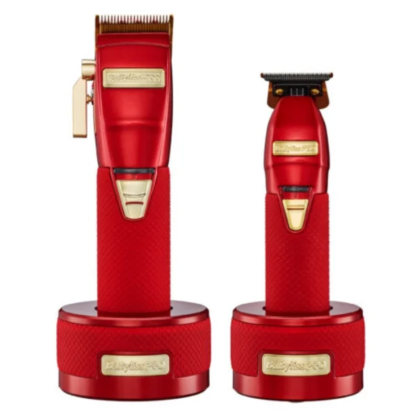 Combo maquina + patillera babyliss limited fx boost + rojo