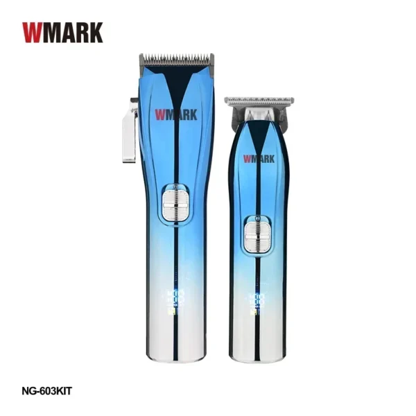 Combo maquina y patillera wmark ng 603 azul
