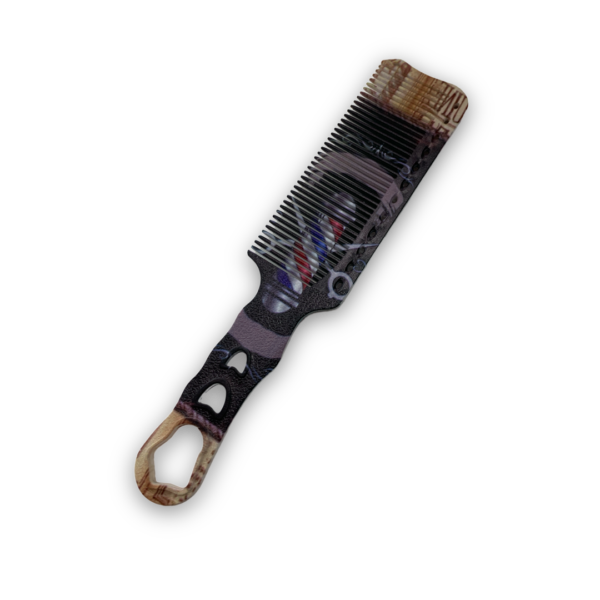 Peineta barber estampada (barber pole)