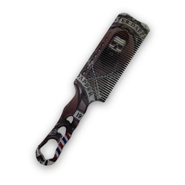 Peineta barber estampada (esqueleto)