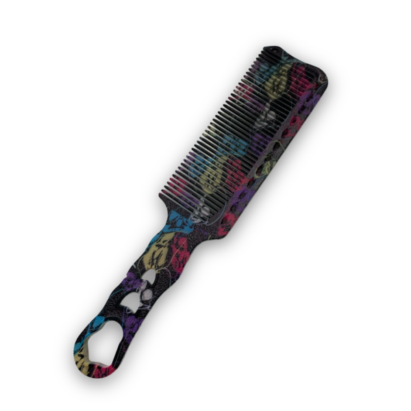Peineta barber estampada (multicolor)