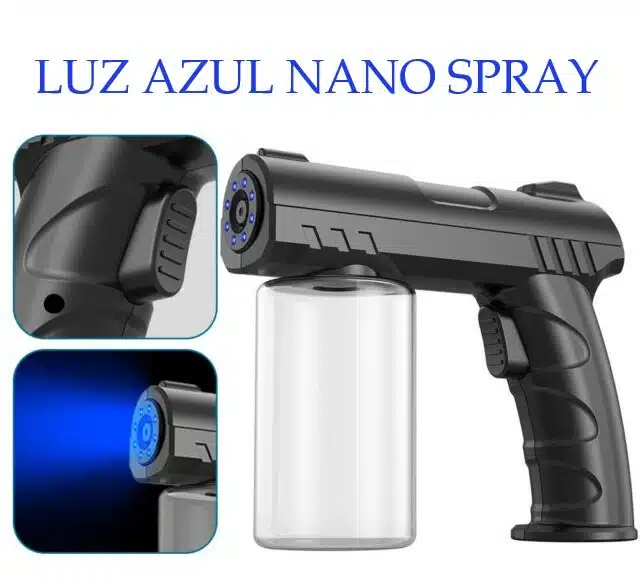 Nano pulverizador pistola inalámbrica negra - Imagen 2