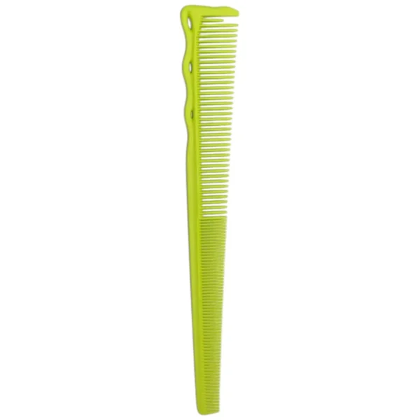 Peineta milimetrica para fade en plastico verde ABS