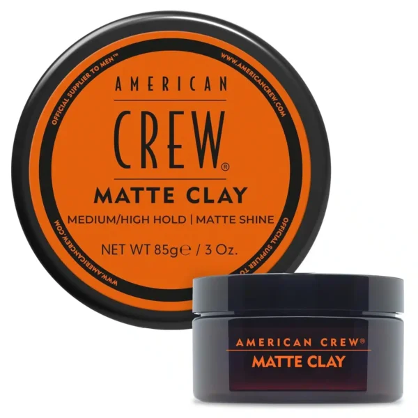 Cera American Crew matte clay 85g naranja
