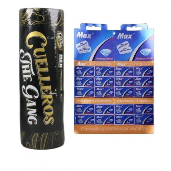 Combo cuellero negro + cuchilla Max