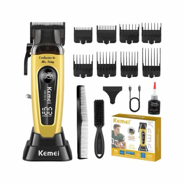 Máquina Kemei 90-4 dorada