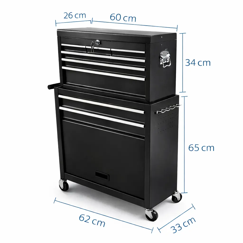 Auxiliar de barberia negro mate PB-1303 - Imagen 2