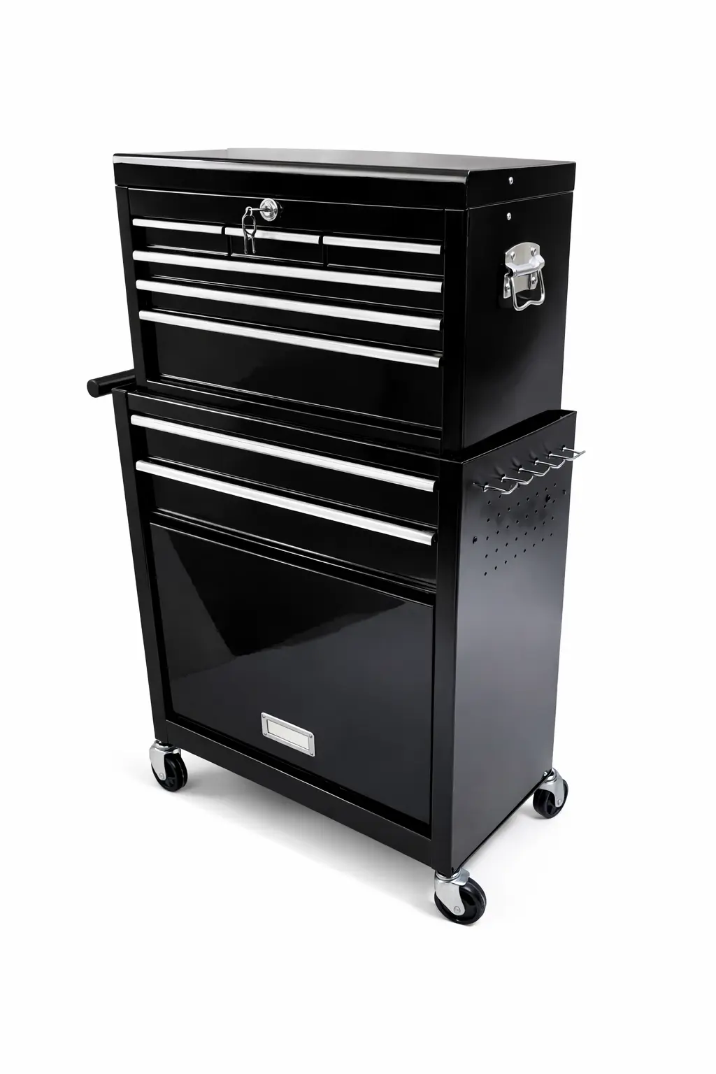 Auxiliar de barberia negro brillante PB-1303 - Imagen 6