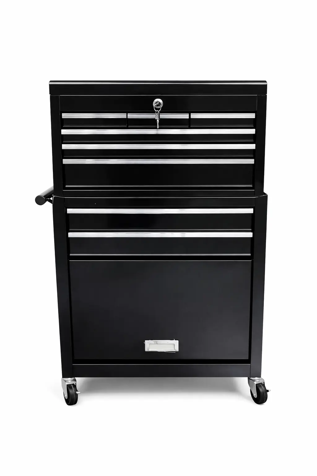 Auxiliar de barberia negro brillante PB-1303