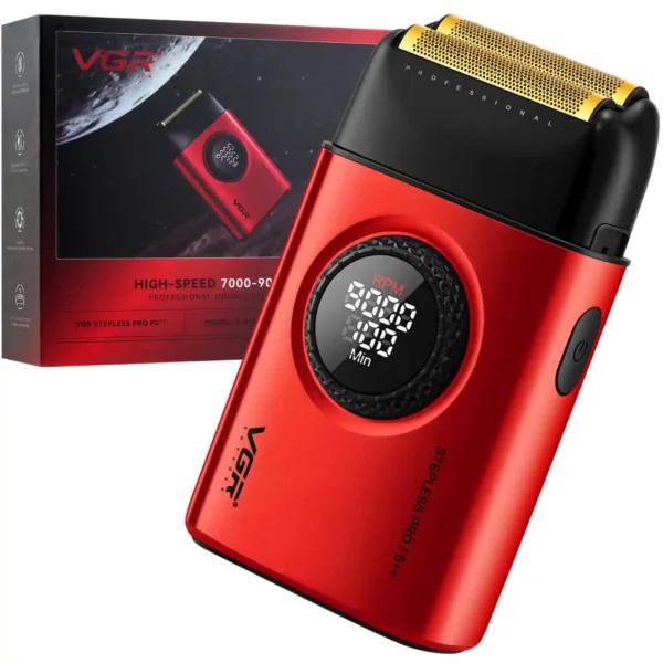 Shaver profesional Vgr V-377 Rojo