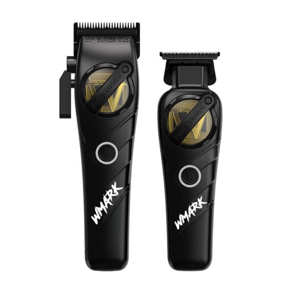 Wmark 8613 negro  Combo Profesional Clipper + Trimmer | Doble Velocidad | Cuchilla DLC