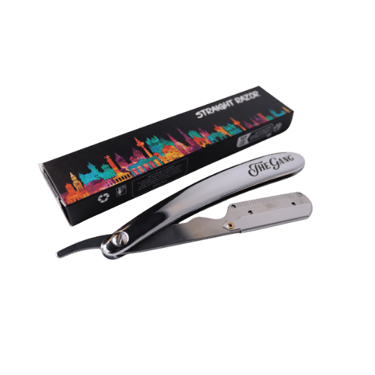 Navaja Barbera Profesional The Gan TG-014P Plateada