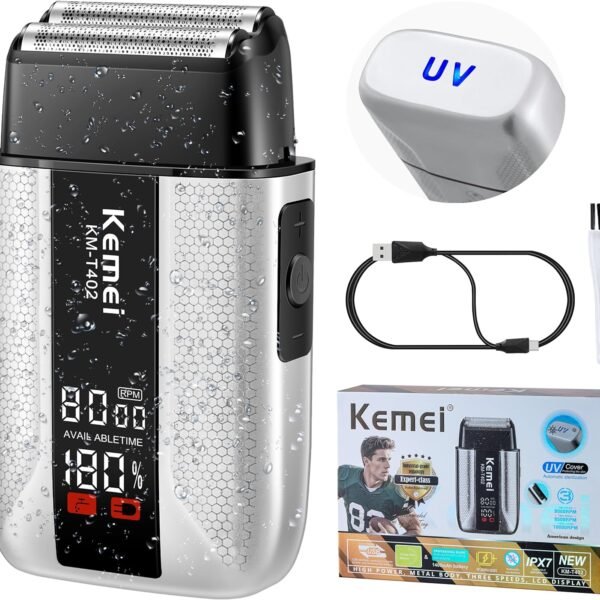 Shaver Kemei KM-T402 Plateado