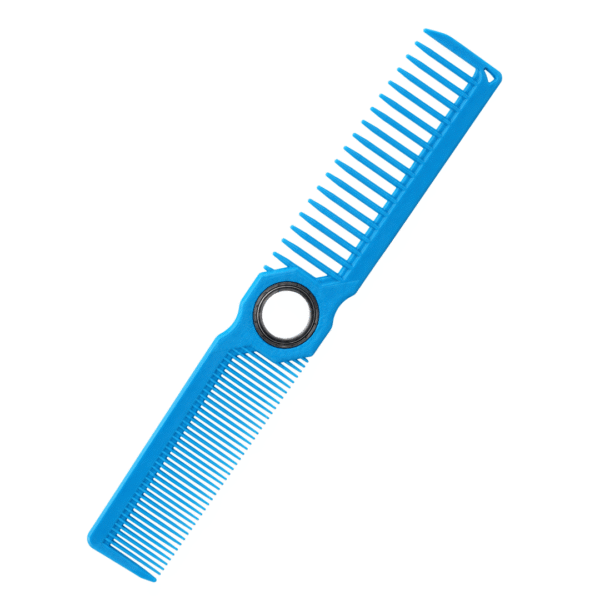 Peineta Profesional Giratoria 360° de Doble Dentado azul PB1343